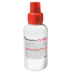 skin disinfection red